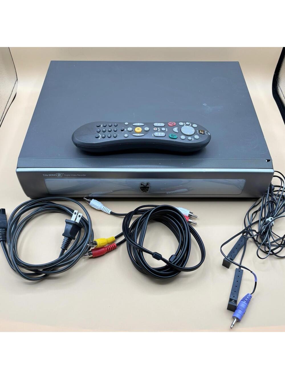 TiVo Series 2 With Remote, IR Blaster & Power Cable TESTED WORKING (TCD540040)